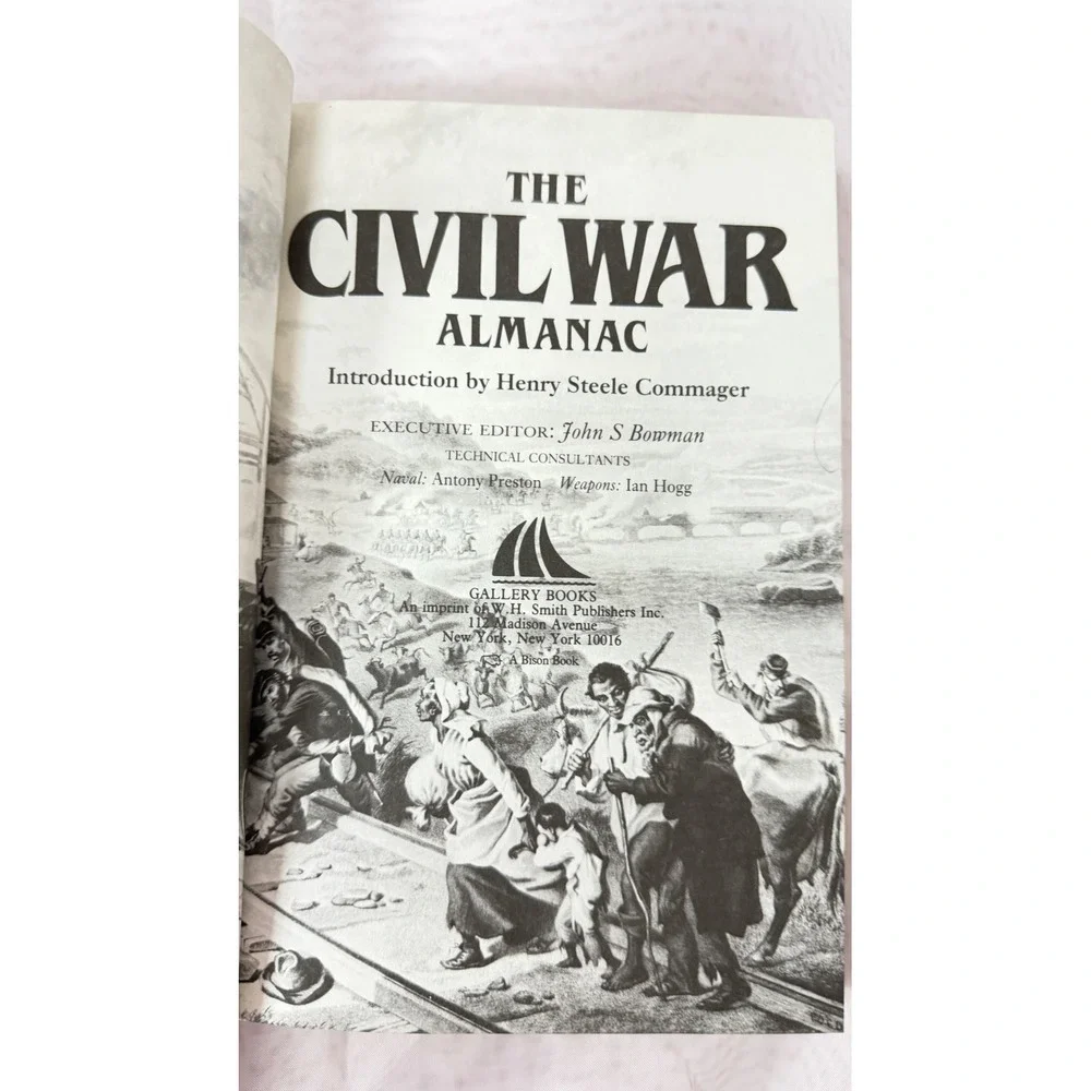 The Civil War Almanac Hardcover Henry Steele Commager Gallery Books 1983 Book